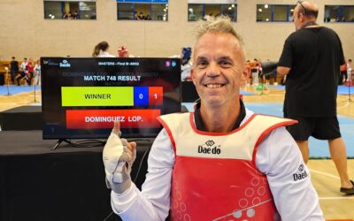 José Ángel Domínguez, or al màster -80 kg de l’Open de Navarra