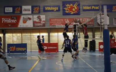 El Club Volei Prat debuta amb coratge a la Superlliga 2