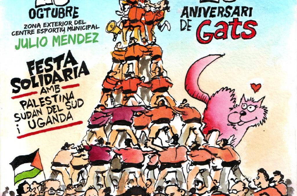 GATS celebra 25 anys de resistència, comunitat i esperança a Sant Cosme