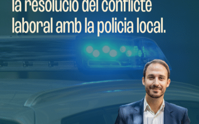 Valverde exige una resposta urgent al conflicte laboral de la Policia Local