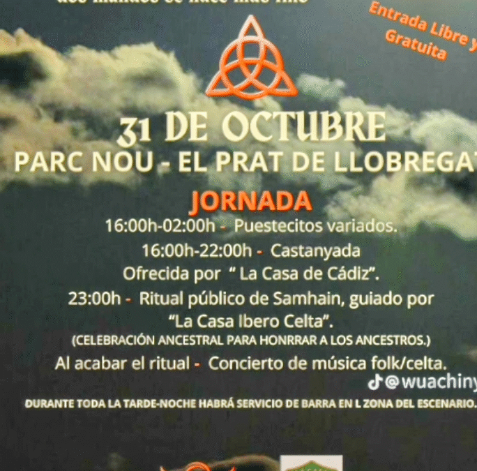 El Prat celebra el primer ritual de Samhain a Catalunya amb música celta, castanyes i cultura ancestral