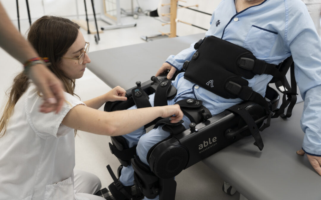 Bellvitge aposta per la robòtica per recuperar la marxa de pacients neurològics