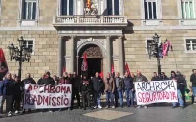 Continúen les mobilitzacions dels treballadors d’Archroma