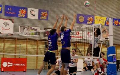 Primera victòria del Víkings Vòlei Prat a la Superlliga 2 Masculina