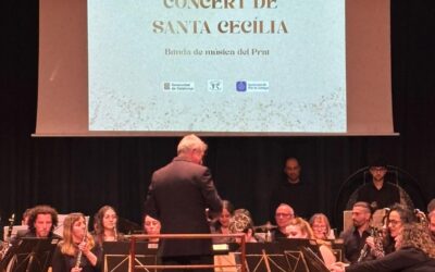 La Banda de Música del Prat acomiada Carles Chordà en un concert de Santa Cecília