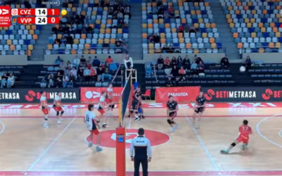 El Vòlei Prat cede a Saragossa en un duel intens que confirma la fortalesa local (3-1)