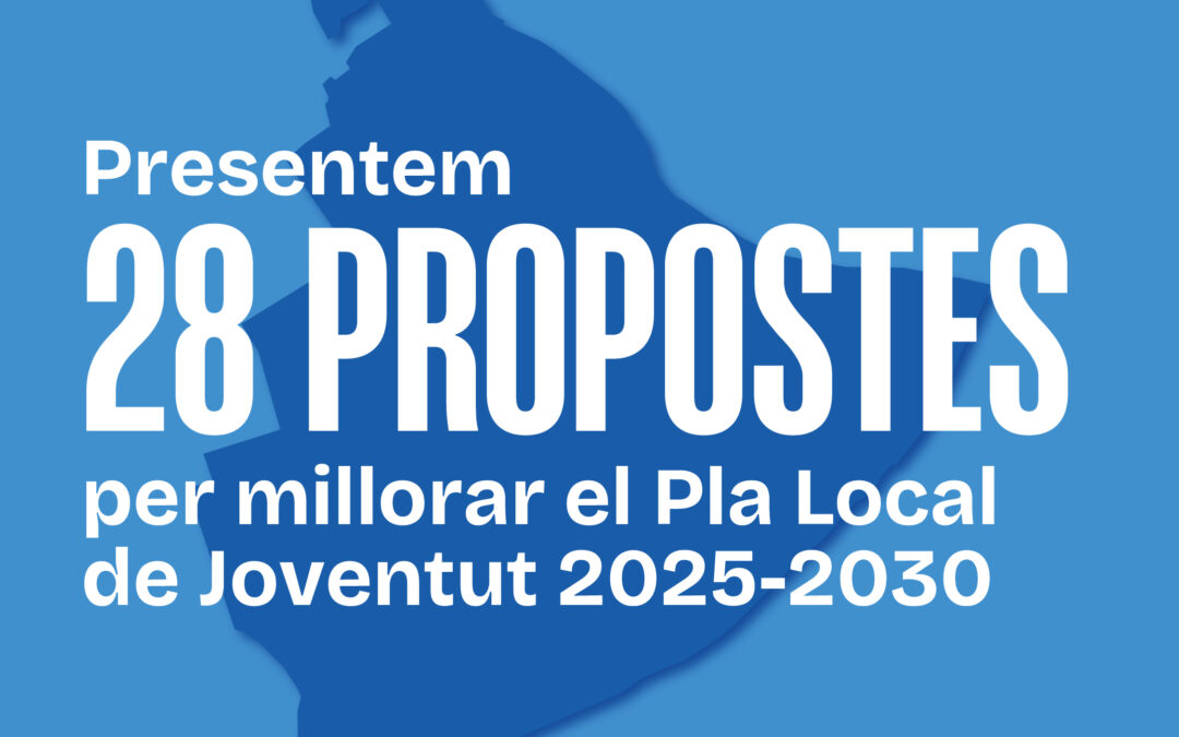 La JNC del Prat presenta gairebé trenta aportacions al futur Pla Local de Joventut