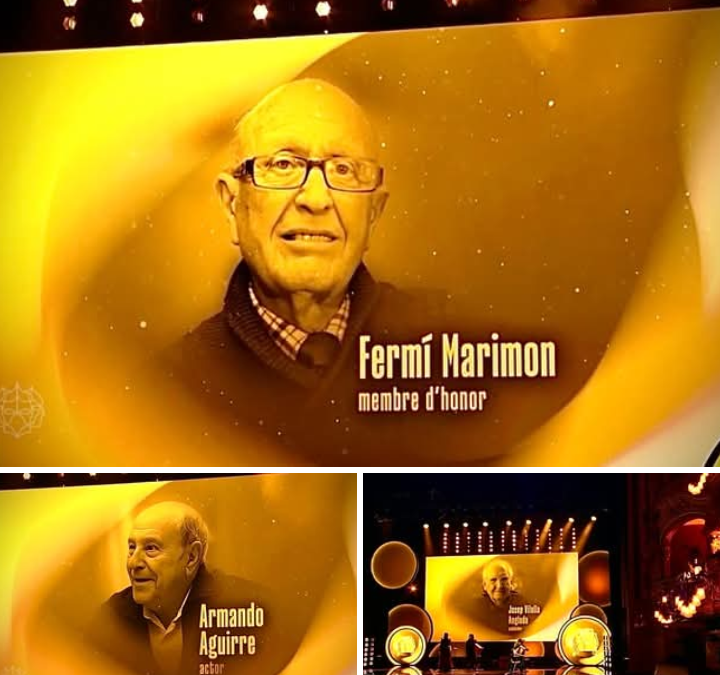 Emoció i record als Premis Gaudí per a Fermí Marimón, Armando Aguirre i Josep Vilella Anglada
