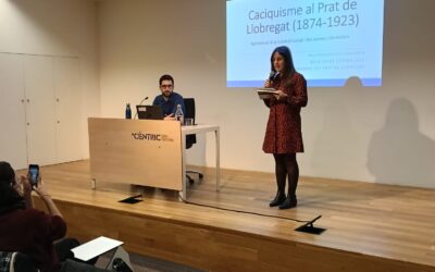 Pau Rodríguez Cabanach presenta al Cèntric la seva recerca sobre el caciquisme al Prat (1874-1923)