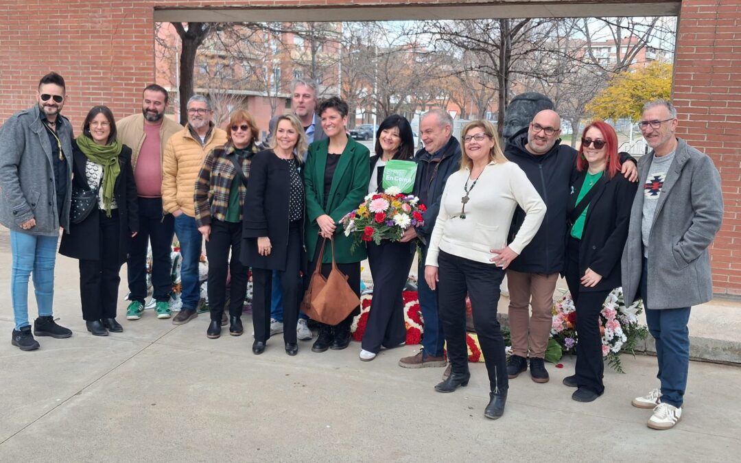 Ofrena floral a Blas Infante als Jardins d’Andalusia
