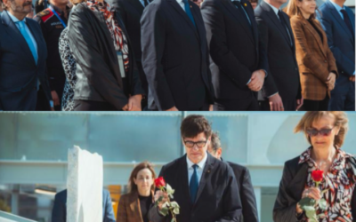 Homenatge a les víctimes del vol Germanwings a l’aeroport del Prat, onze anys després