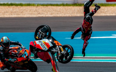 Una caiguda que va glaçar el circuit: El Pratenc Joel Esteban s’emporta un gran ensurt al GP del Brasil