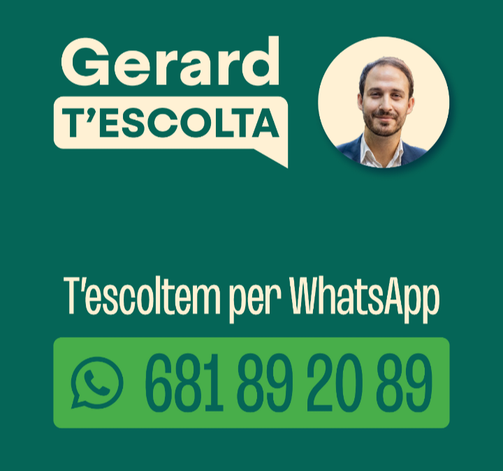 Gerard Valverde obre un nou canal de WhatsApp per escoltar directamente a la ciutadania del Prat
