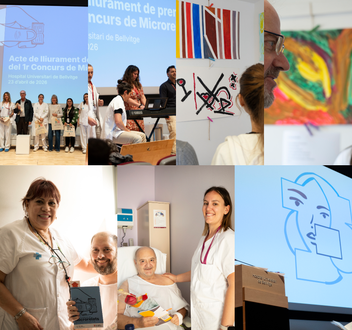 Sant Jordi omple de literatura i emoció l’Hospital de Bellvitge
