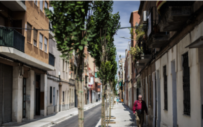 Es posa en servei la renovació del carrer Enric Borràs, un espai més ample, accessible i verd