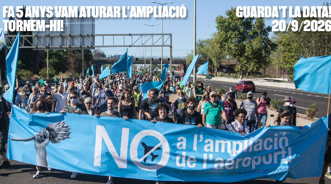 Entitats socials i ambientals alcen la veu contra l’ampliació de l’aeroport del Prat