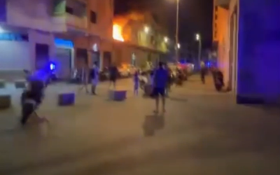 Incendi en un pis del carrer Tossa de Mar la nit del 27 de maig