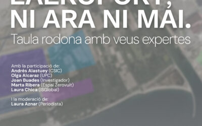 La mobilització del 20 de setembre pren força amb una taula rodona d’expertes per explicar per què no s’ha d’ampliar l’aeroport