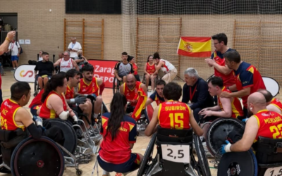 Espanya fa història a Saragossa amb un or que impulsa el rugbi en cadira de rodes… i amb un pratenc al capdavant.