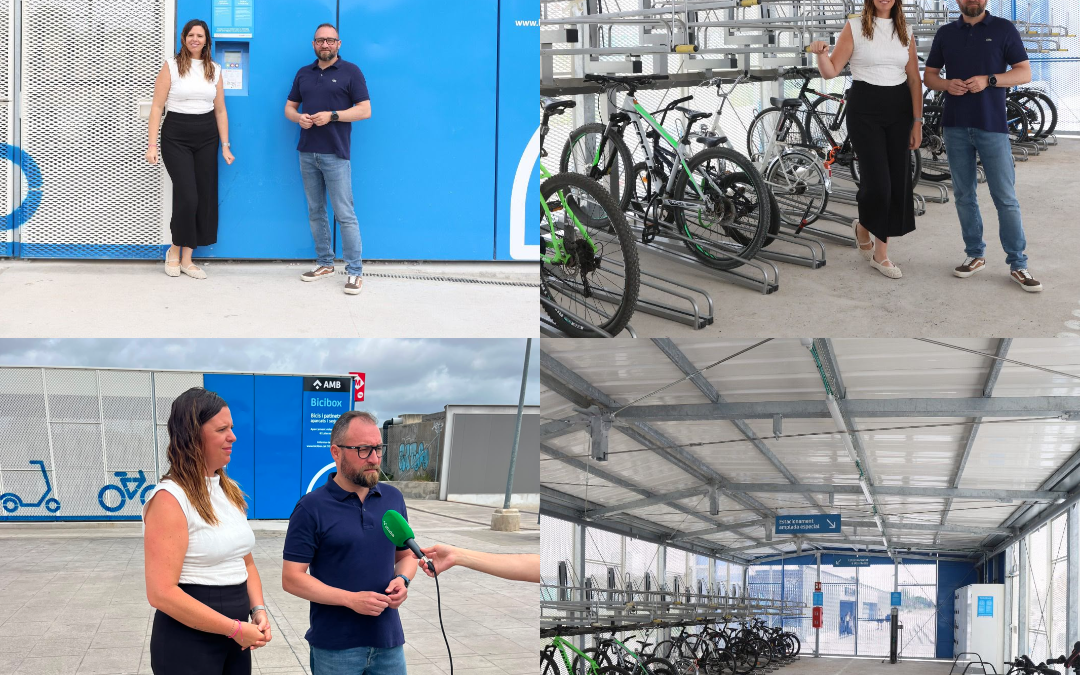 Un nou Bicibox de gran capacitat reforça la mobilitat sostenible al Prat de Llobregat
