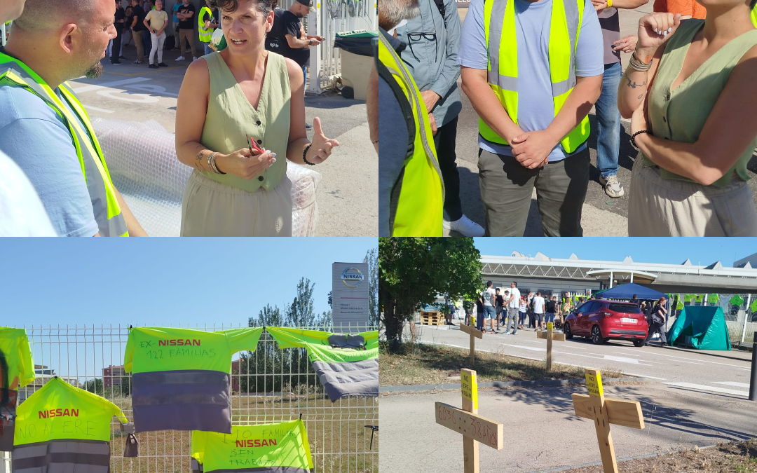 Els treballadors de Nissan planten cara: acampada, suport institucional i un ERO que encén totes les alarmes al Prat