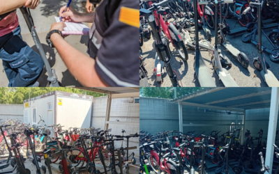Control intensiu de patinets al Prat: 187 denúncies i 118 vehicles retirats en tres mesos