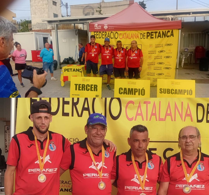 Tercer lloc català per al Club Petanca Consuegra Prat i classificació per al torneig federatiu de Salou