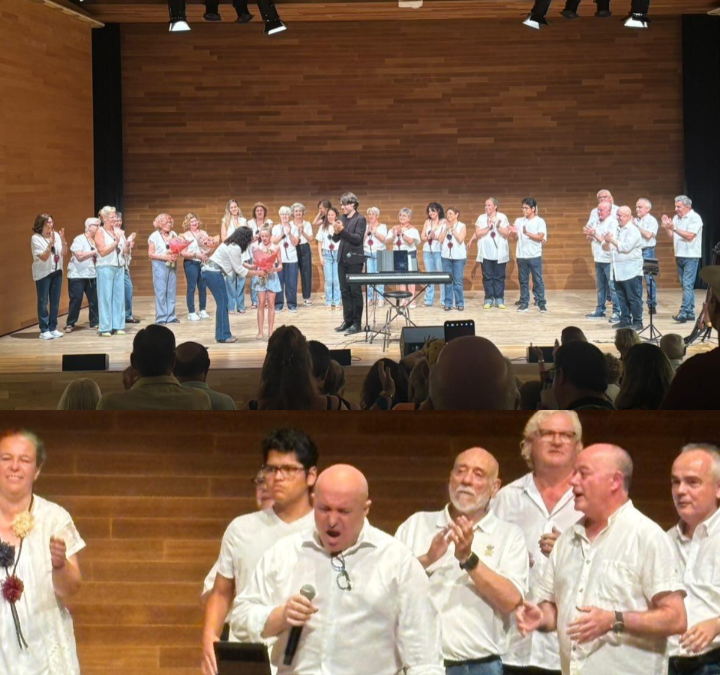 El Centric acull el concert de la Coral Lo Llobregat de les Flors amb un repertori ple d’èxits del pop