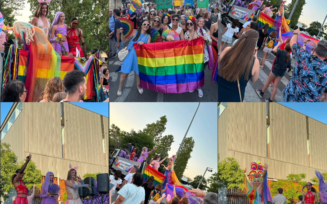 El Prat de Llobregat es tenyeix de colors en la cinquena edició de la desfilada de l’Orgull