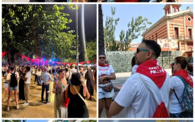 El Prat es vesteix de blanc i vermell per celebrar una nova edició multitudinària de Sant Pollín