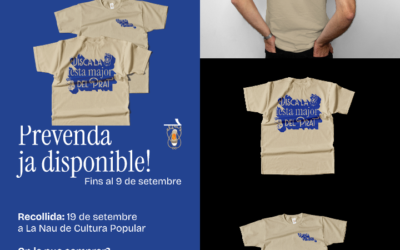 La cultura popular del Prat ja té samarreta oficial per a la Festa Major d’enguany