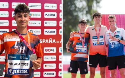 El pratenc Óscar Martínez, subcampió d’Espanya dels 10.000 metres marxa