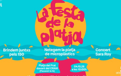 Estrella Damm i la Fundació CRAM convoquen la cinquena edició de “La Festa de la Platja” al Prat
