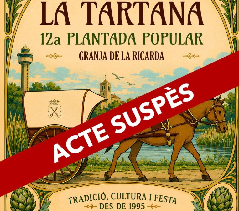 ​La pluja obliga a suspendre el 30è Aplec de la Tartana i la 12a Plantada Popular al Prat