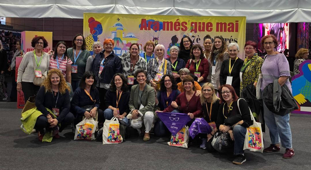 Mig miler de dones del Baix Llobregat reivindiquen la urgència de la igualtat al setè congrés comarcal