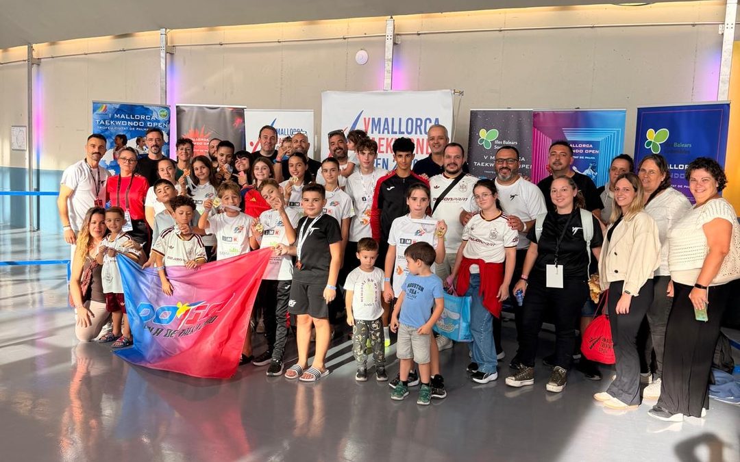 El Dojon Prat torna a brillar a Mallorca amb una dotzena de medalles al V Taekwondo Open